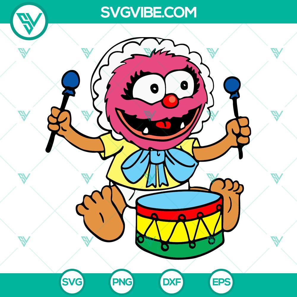 baby animal muppet svg muppet babies svg cartoon svg png dxf eps 6 mockup