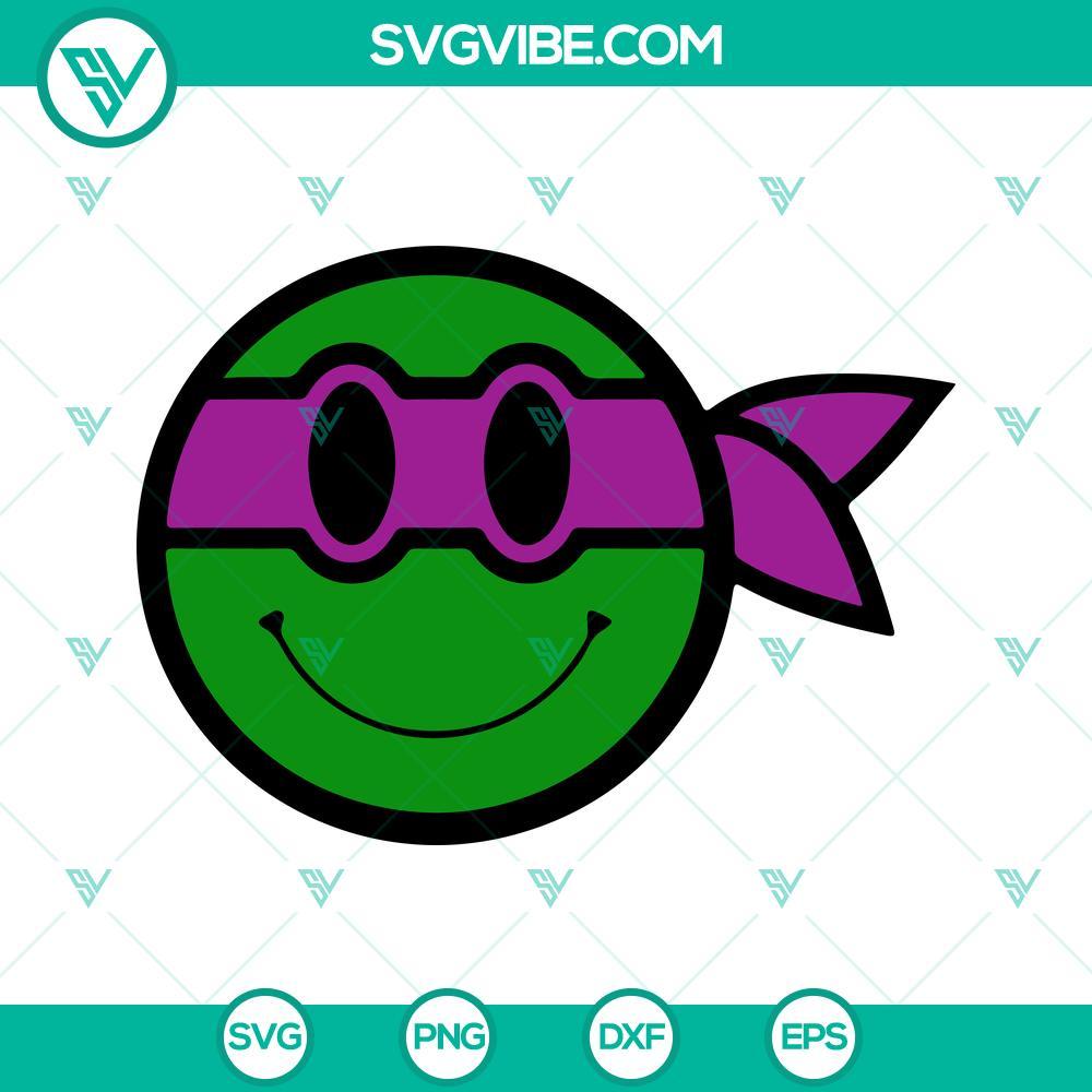 ninja turtes smiling face svg cute teenage mutant ninja turtles svg png dxf eps cricut files 1 mockup