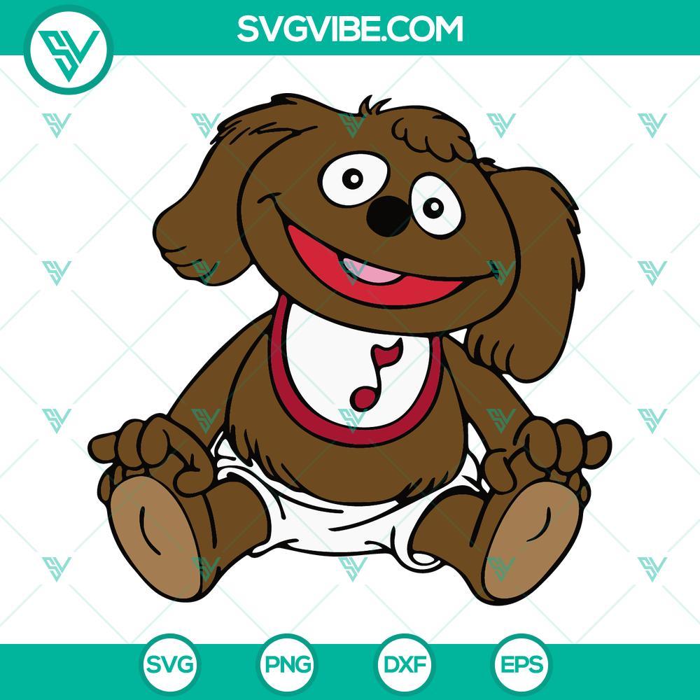 rowlf the dog muppet svg muppet babies svg disney svg png dxf eps digital download 10 mockup