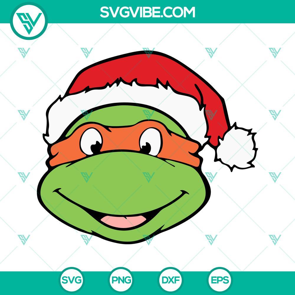 ninja turtles santa hat svg bundle teenage mutant ninja turtles christmas svg file cricut 3 mockup