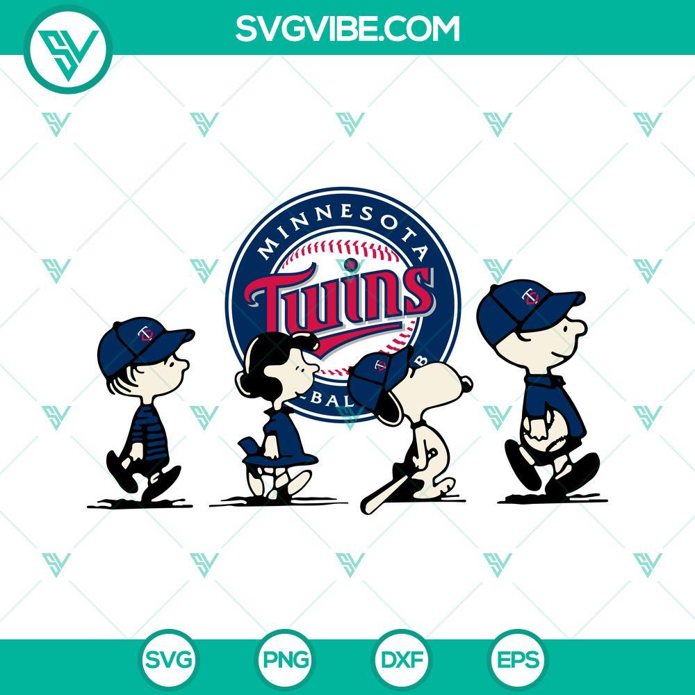 snoopy charlie brown minnesota twins svg png dxf eps cricut files 5 mockup