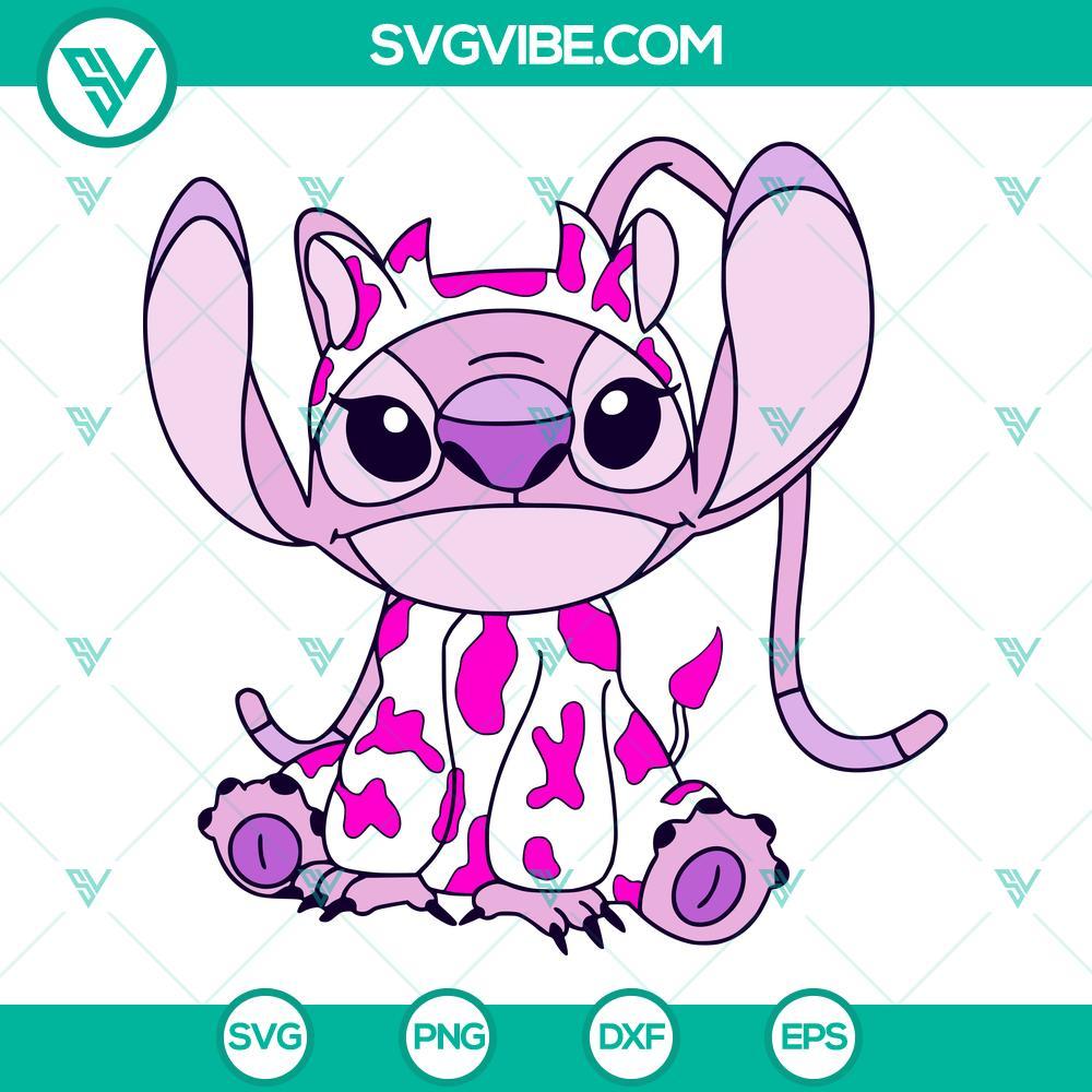 angel cow stitch svg lilo stitch svg png dxf eps cricut 8 mockup