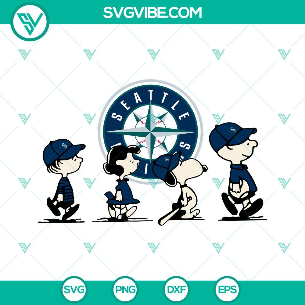 snoopy charlie brown seattle mariners svg png dxf eps cricut files 5 mockup