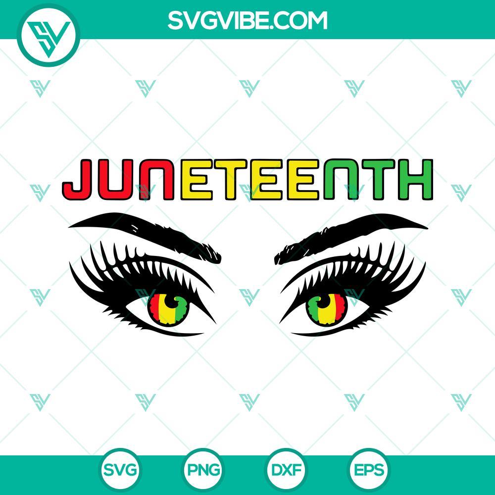 black woman eye juneteenth svg african american svg black independence day svg png dxf eps 6 mockup