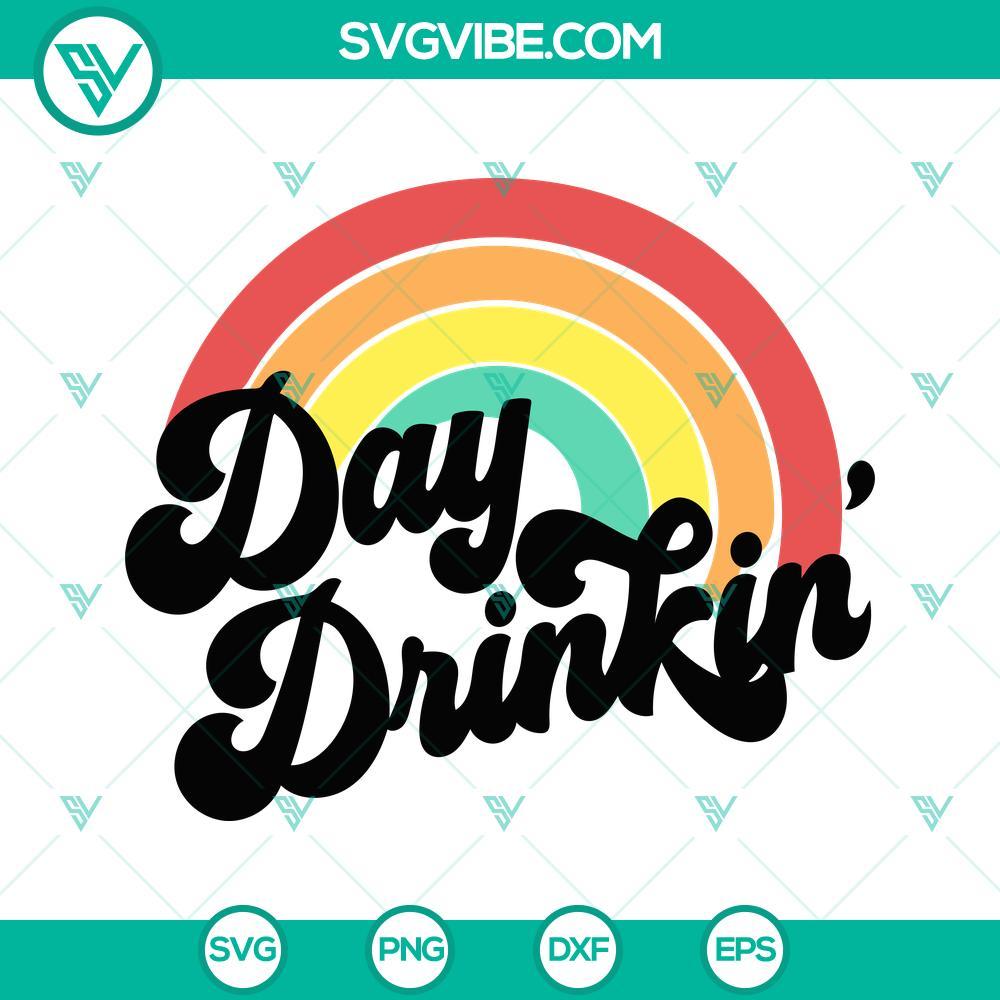 day drinkin rainbow svg drinking alcohol svg funny summer party svg png dxf eps 10 mockup