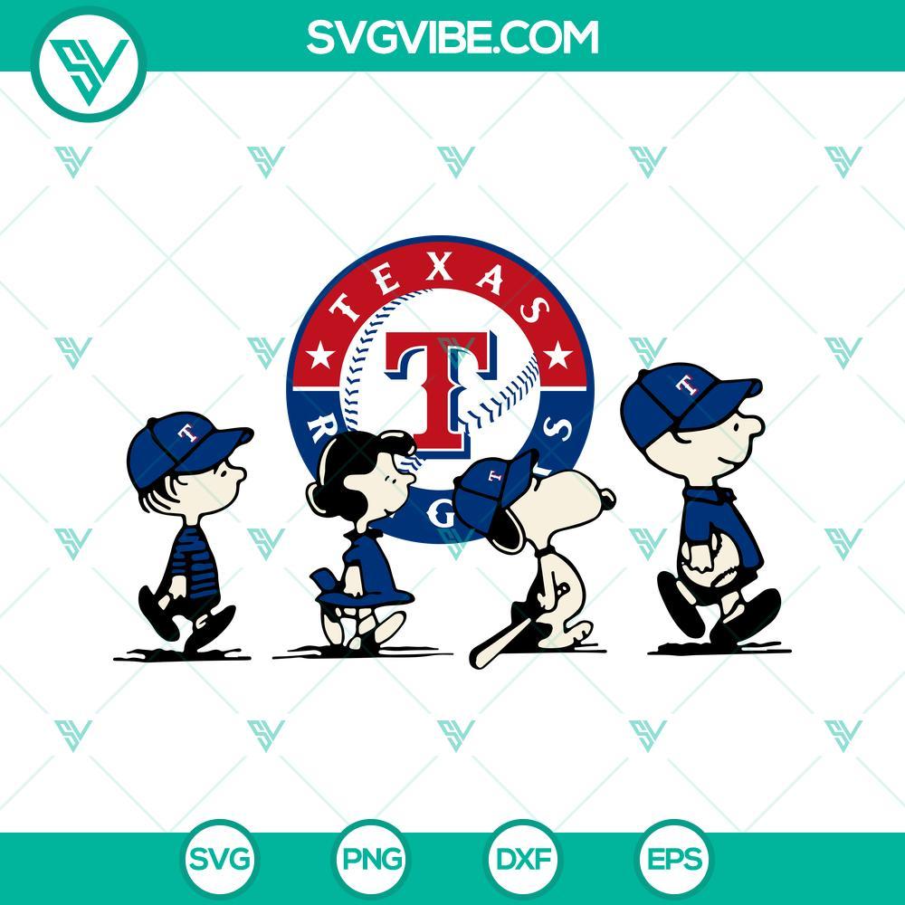 snoopy charlie brown texas rangers svg png dxf eps cricut files 3 mockup