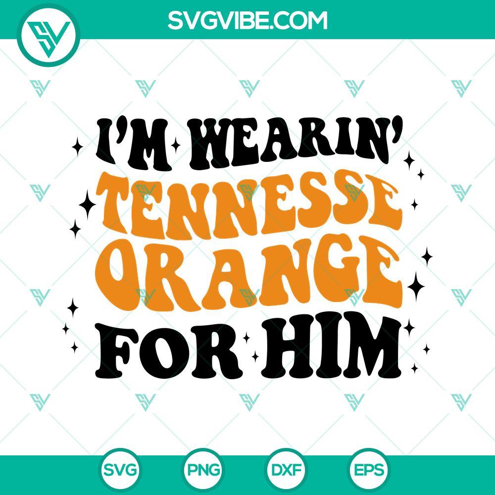 i m wearing tennessee orange for him retro wavy svg megan moroney svg country music svg png dxf eps cricut 9 mockup