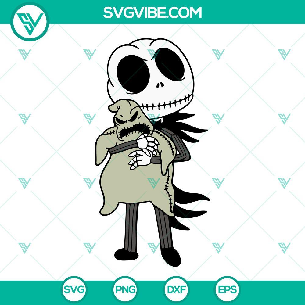 baby jack and oogie boogie svg halloween svg cute nightmare before christmas svg png dxf eps files 8 mockup