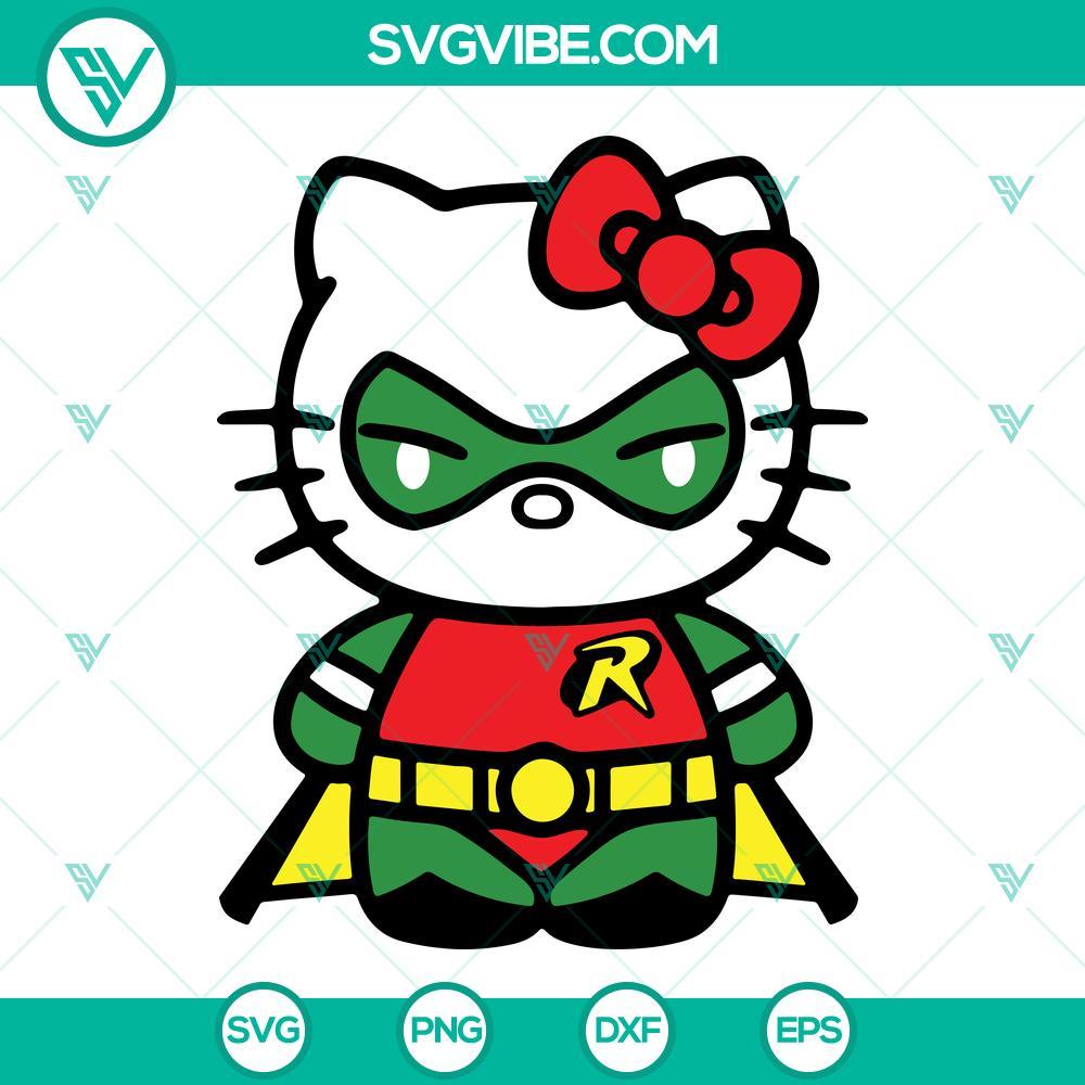 hello kitty robin svg robin dc comics svg png dxf eps 8 mockup