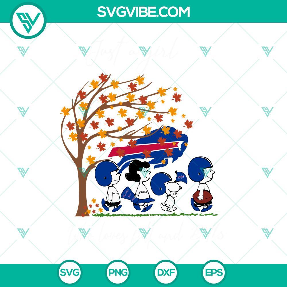 just a girl who loves fall and buffalo bills snoopy svg png dxf eps files 2 mockup