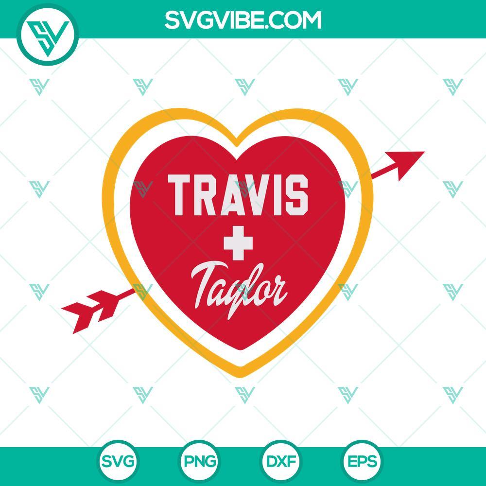 travis and taylor svg taylor swift x travis kelce svg taylor swift kansas city chiefs svg png files 10 mockup