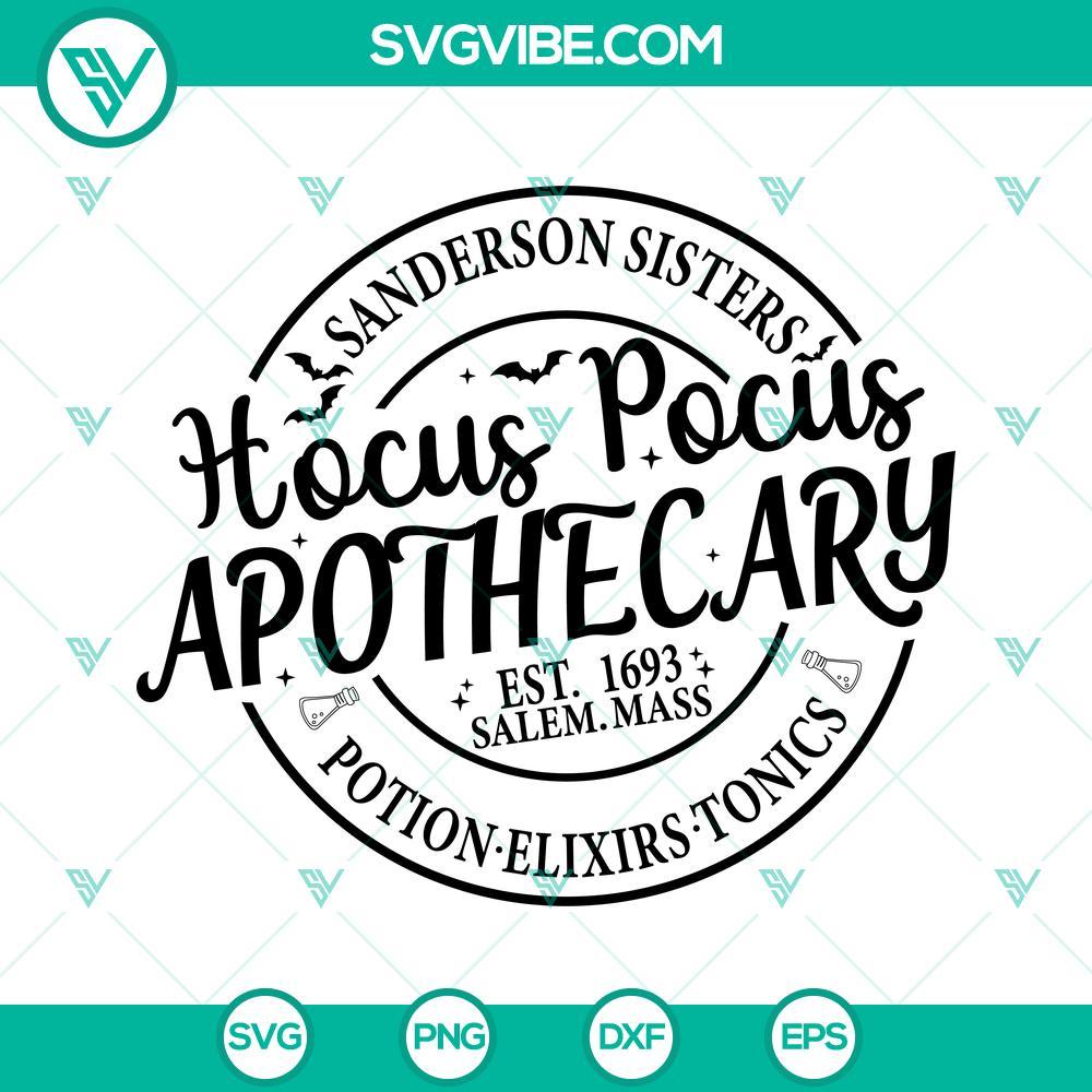 hocus pocus apothecary svg sanderson sisters svg potion elixirs tonics svg halloween witch svg png dxf eps 1 mockup