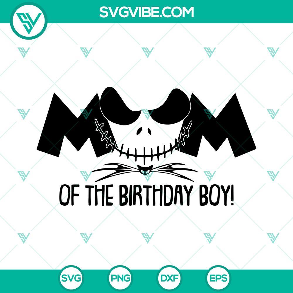 dad and mom of birthday boy jack skellington svg nightmare before christmas birthday svg png dxf eps files 10 mockup