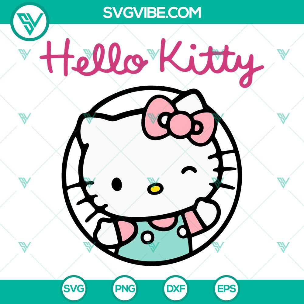 hello kitty svg kawaii cat svg sanrio kitty white svg png dxf eps cut files 4 mockup