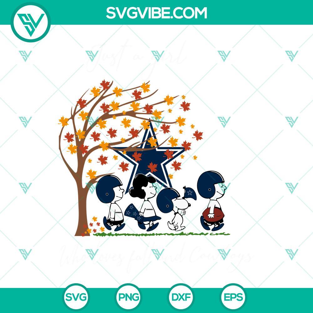 just a girl who loves fall and dallas cowboys snoopy svg png dxf eps files 1 mockup