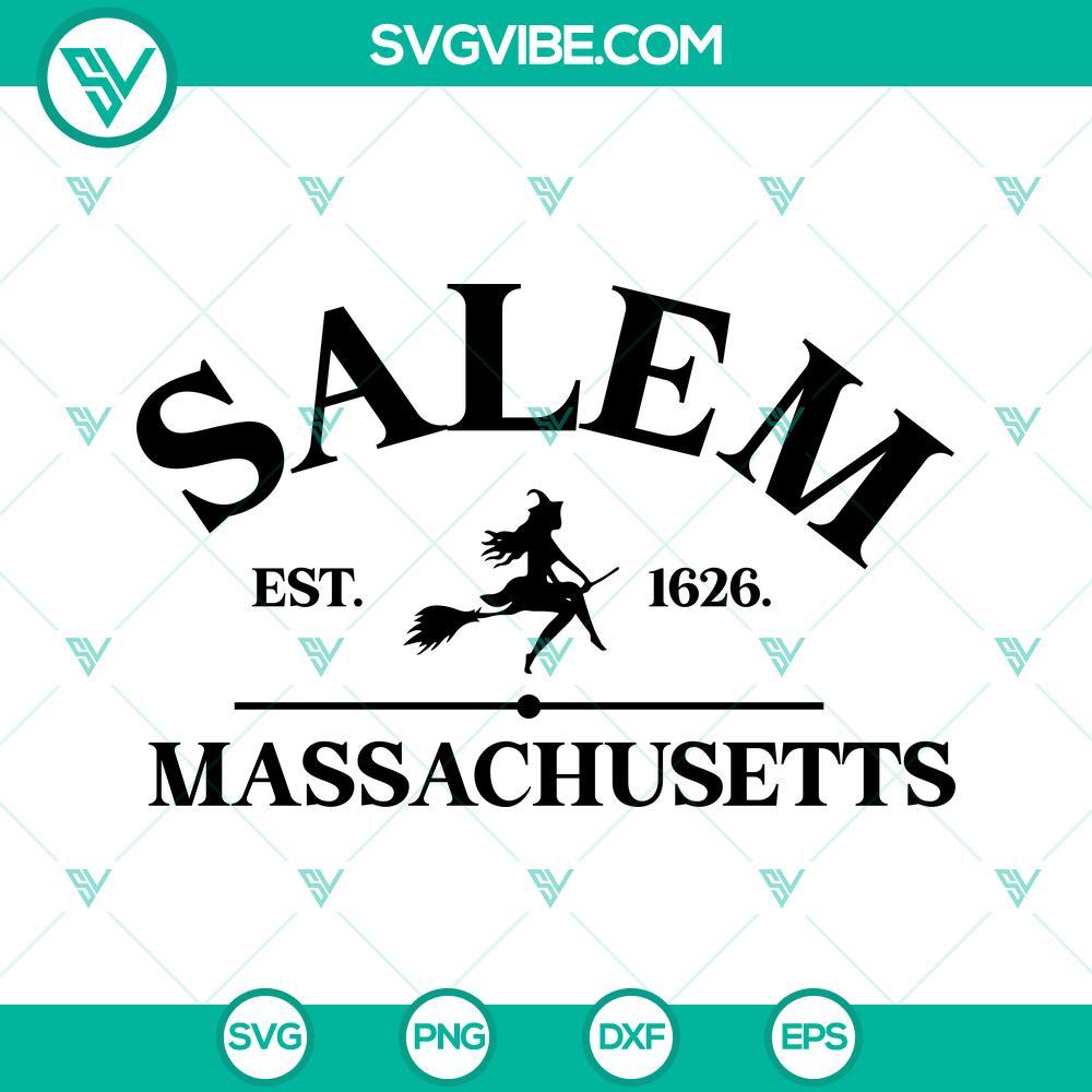 salem massachusetts est 1626 svg halloween witch svg png dxf eps files 10 mockup