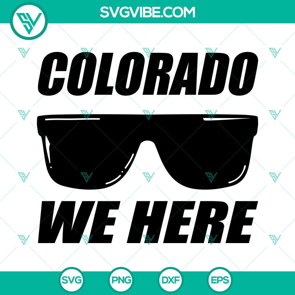 colorado we here svg colorado buffaloes svg game day svg 4 mockup