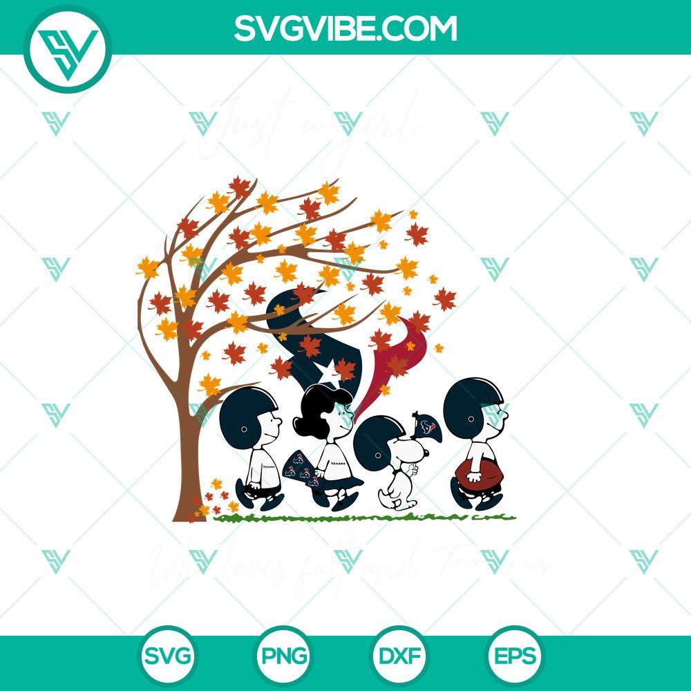 just a girl who loves fall and houston texans snoopy svg png dxf eps files 9 mockup