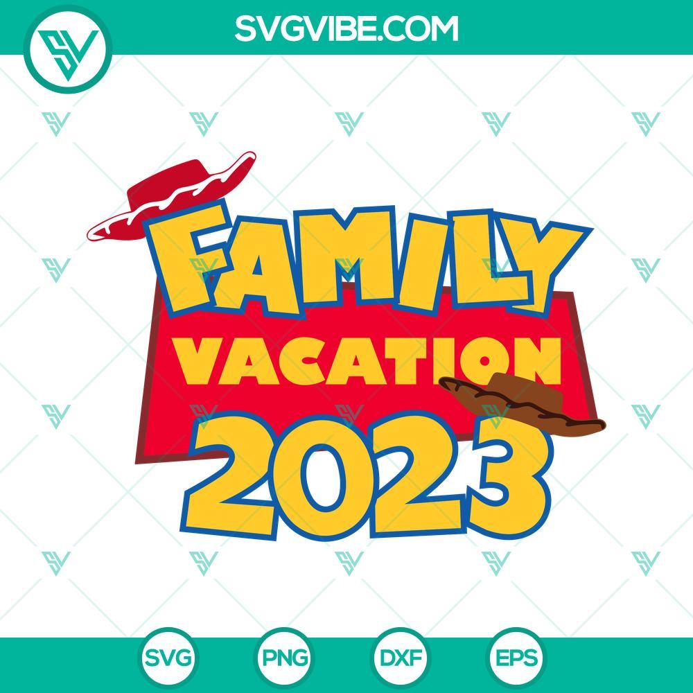 toy story family vacation 2023 svg disney trip 2023 svg walt disney world svg png dxf eps cricut 2 mockup