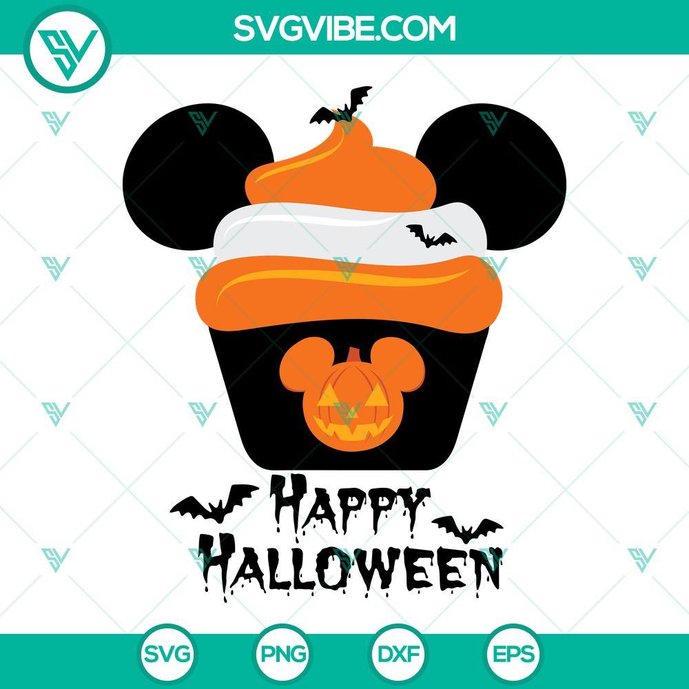 mickey cupcake halloween svg happy halloween cupcake svg 4 mockup