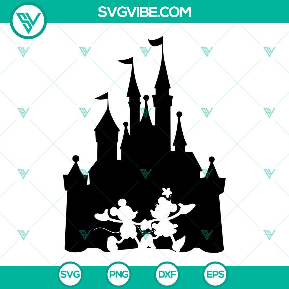 mickey and minnie castle svg magic kingdom svg disney world svg png dxf eps cut files 6 mockup