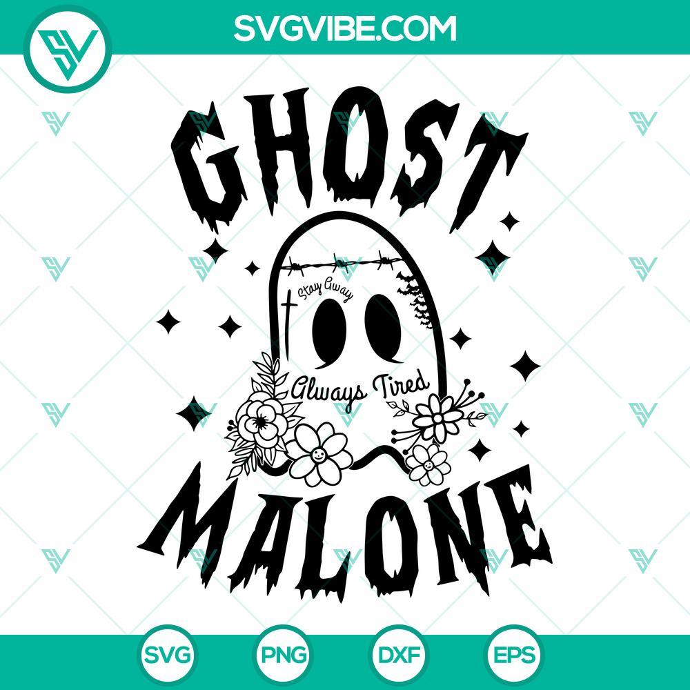 ghost malone svg post malone svg funny ghost halloween svg 7 mockup