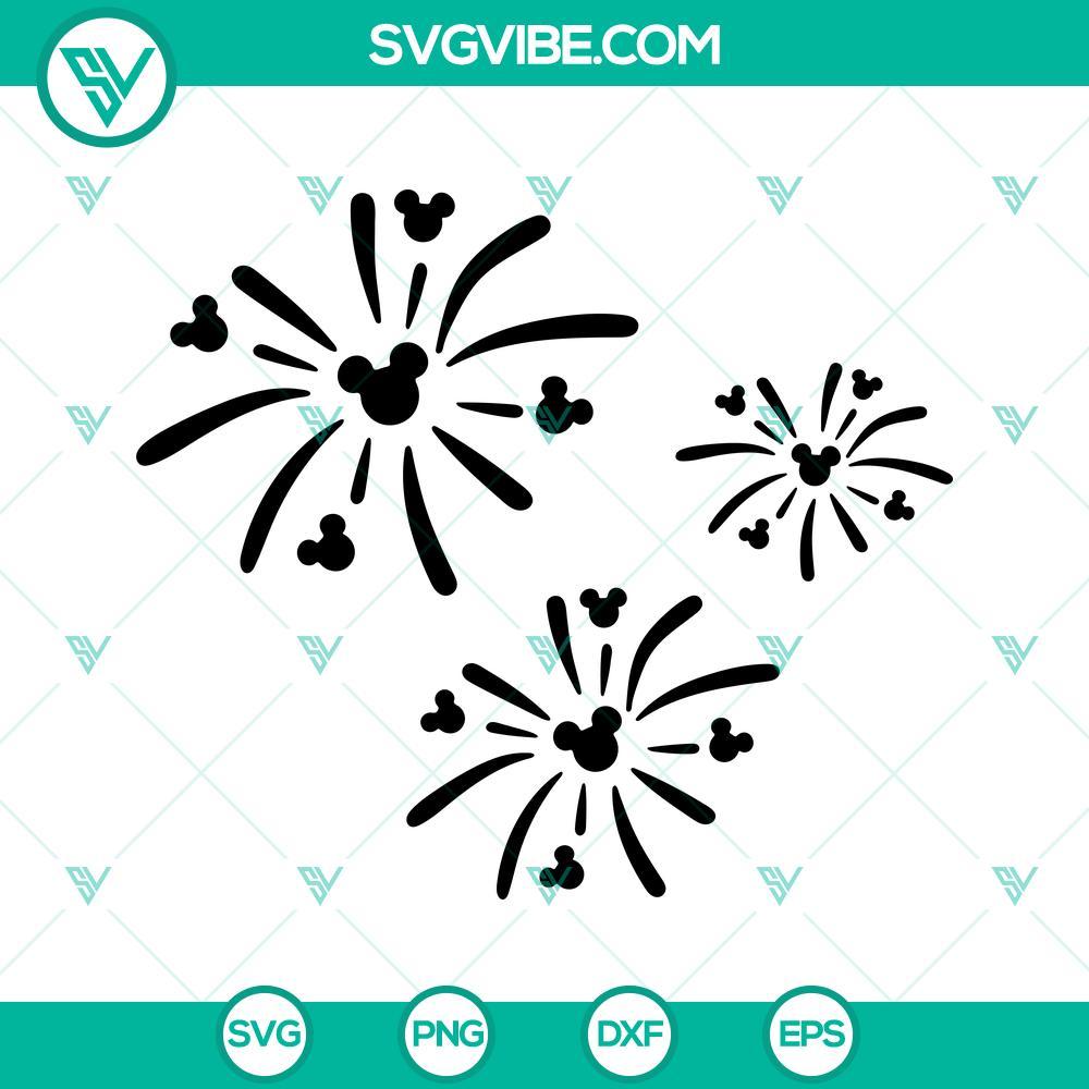 mickey head fireworks svg disney fireworks svg walt disney world svg png dxf eps instant download 4 mockup