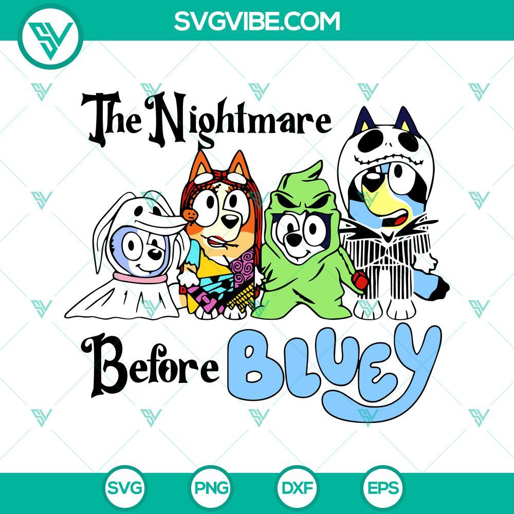 the nightmare before bluey svg bluey halloween svg bluey jack skellington svg 3 mockup