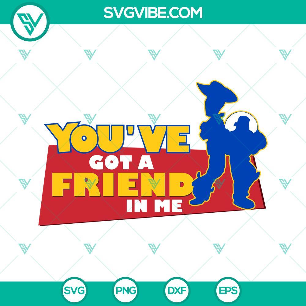 you ve got a friend in me woody and buzz svg toy story svg png dxf eps digital download 1 mockup