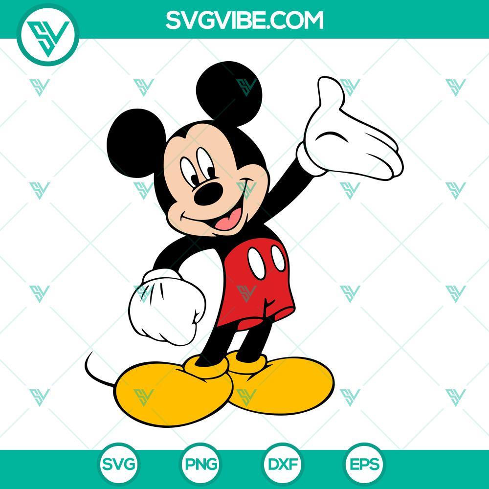 mickey mouse svg walt disney character svg png dxf eps cricut files 7 mockup