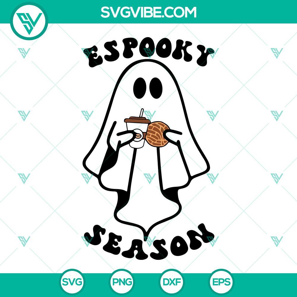 espooky season svg spooky conchas svg mexican ghost halloween svg 6 mockup