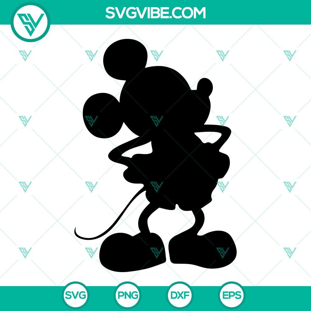 mickey svg disney mickey silhouette svg png dxf eps digital files 2 mockup