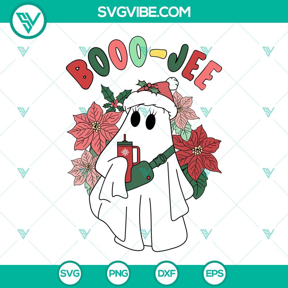 boo jee christmas svg boo jee svg boo ghost christmas svg 7 mockup