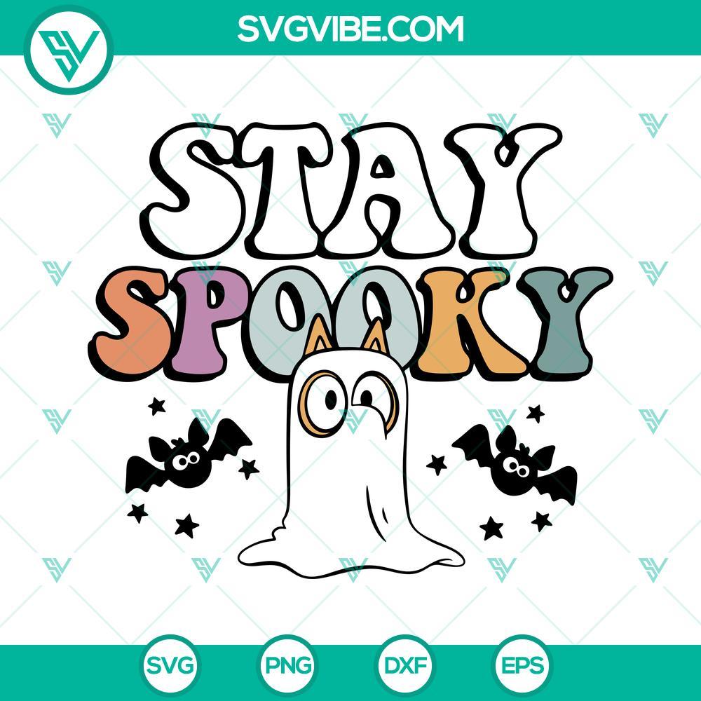 stay spooky bluey ghost svg bluey bingo halloween svg png dxf eps instant download 5 mockup