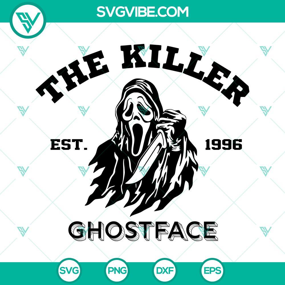 the killer est 1996 ghostface svg ghost face scream movie svg halloween svg 8 mockup