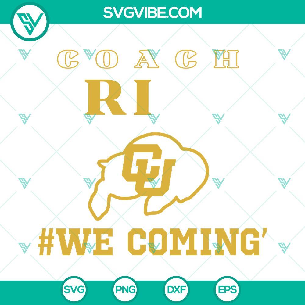 we coming colorado buffaloes svg coach prime team colorado buffaloes football svg 1 mockup