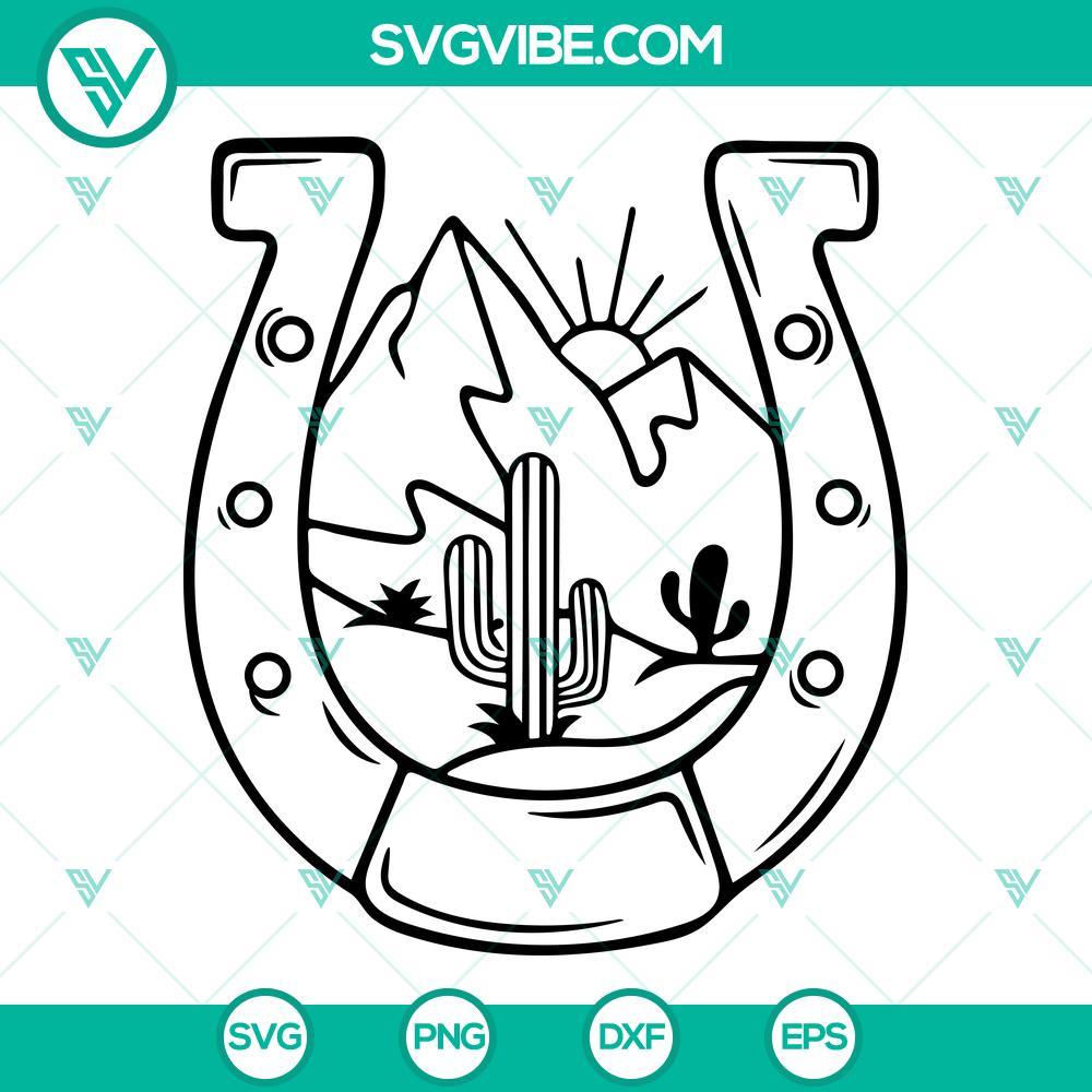 western horseshoe svg equestrian svg rodeo svg cowgirl svg png dxf eps cricut 5 mockup