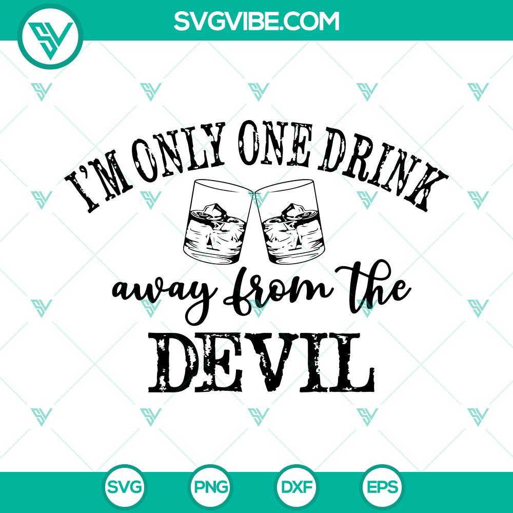 i m only one drink away from the devil svg jelly roll lyrics svg jelly roll svg jelly roll vector cricut svg png dxf eps 2 mockup