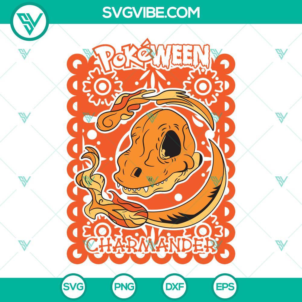 charmander pumpkin halloween svg pokemon svg pokemon halloween svg png dxf eps 3 mockup