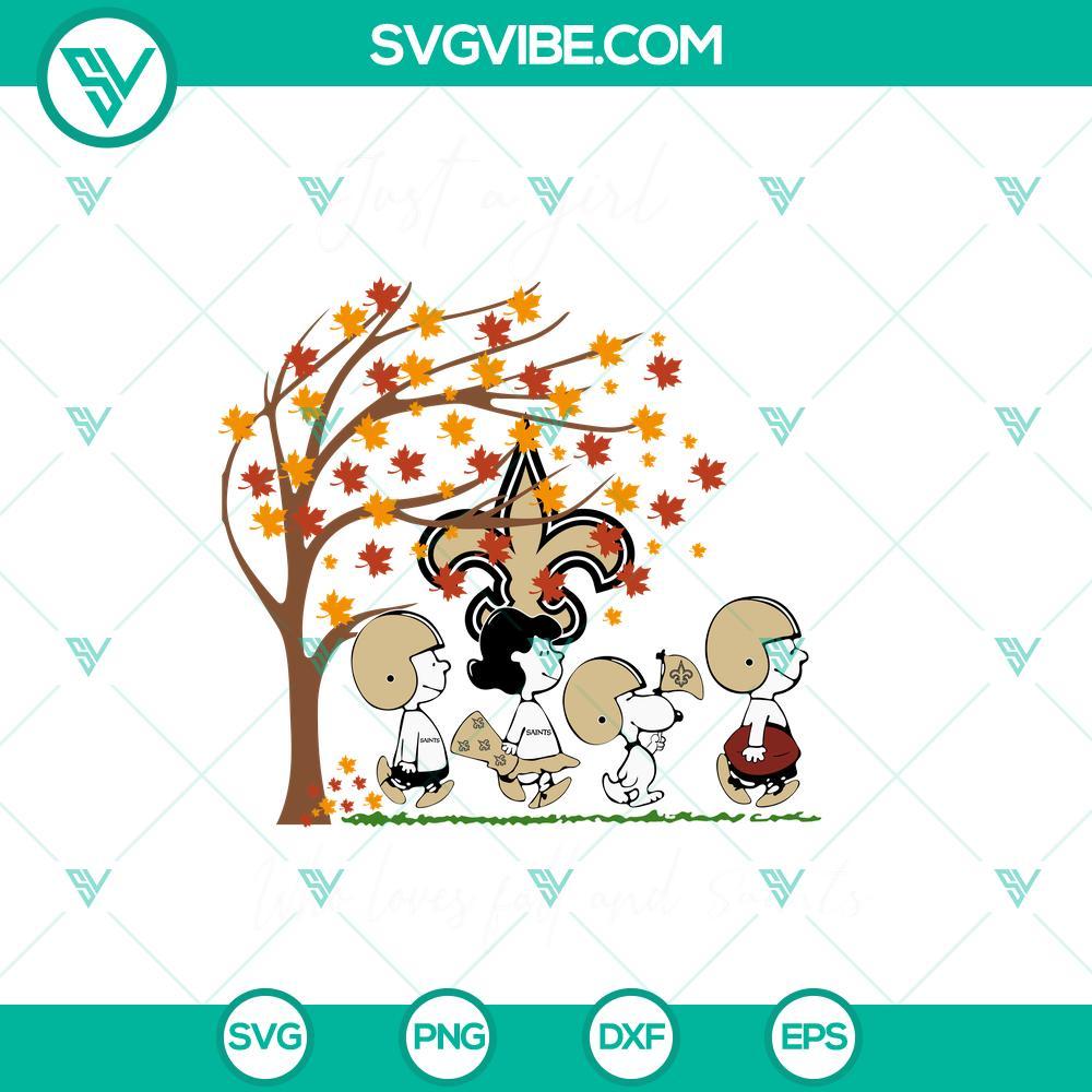 just a girl who loves fall and new orleans saints snoopy svg png dxf eps files 9 mockup