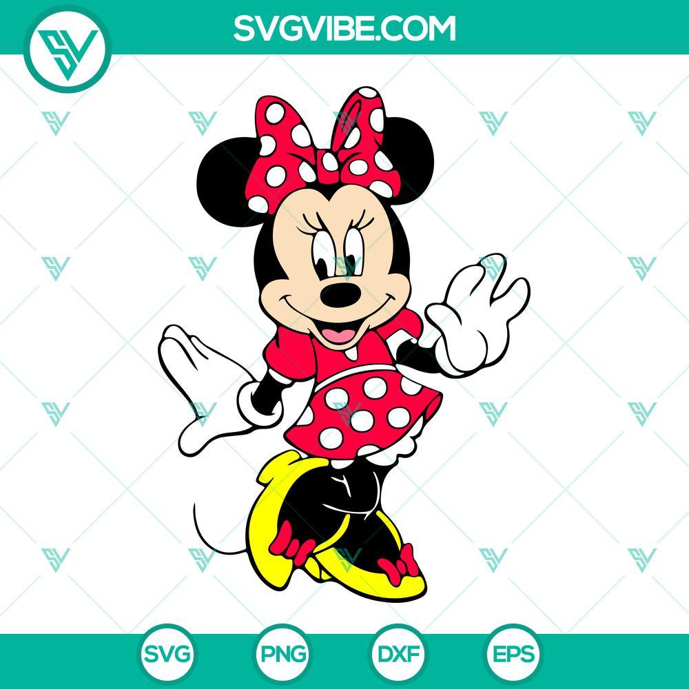 minnie mouse smiling svg disney cartoon character svg png dxf eps 1 mockup