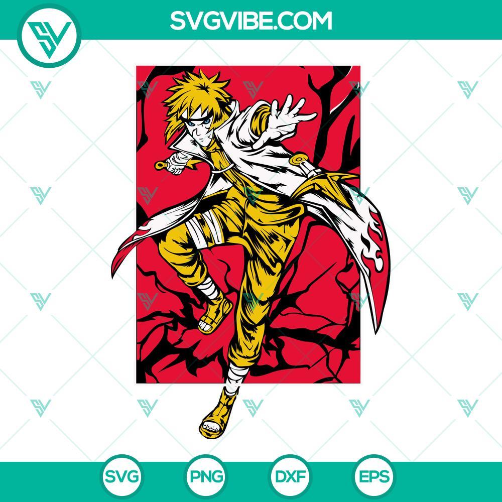 minato naruto svg naruto svg naruto anime svg png dxf eps 8 mockup