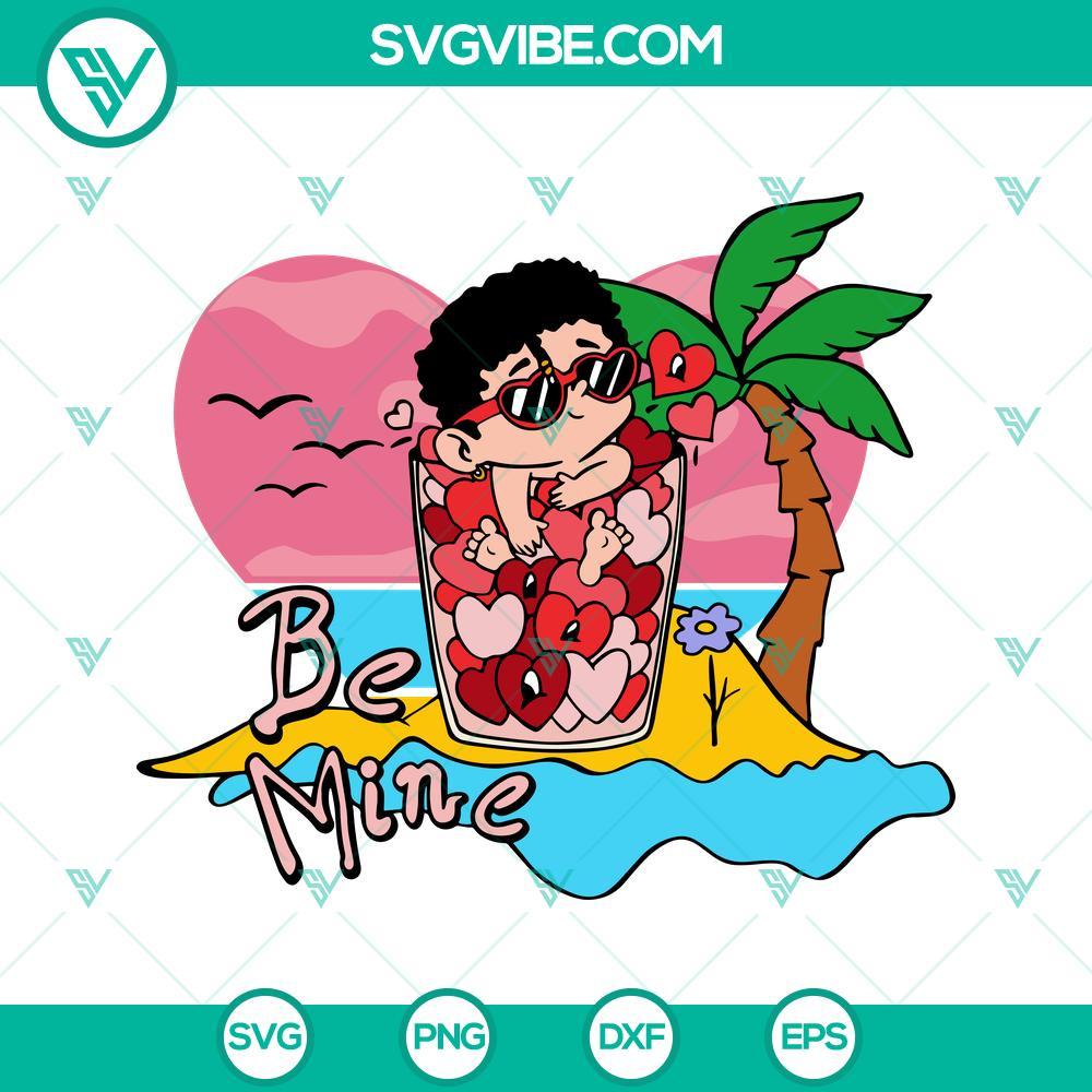 baby benito be mine in heart cup svg bad bunny heart svg bad bunny valentine svg png dxf eps 3 mockup