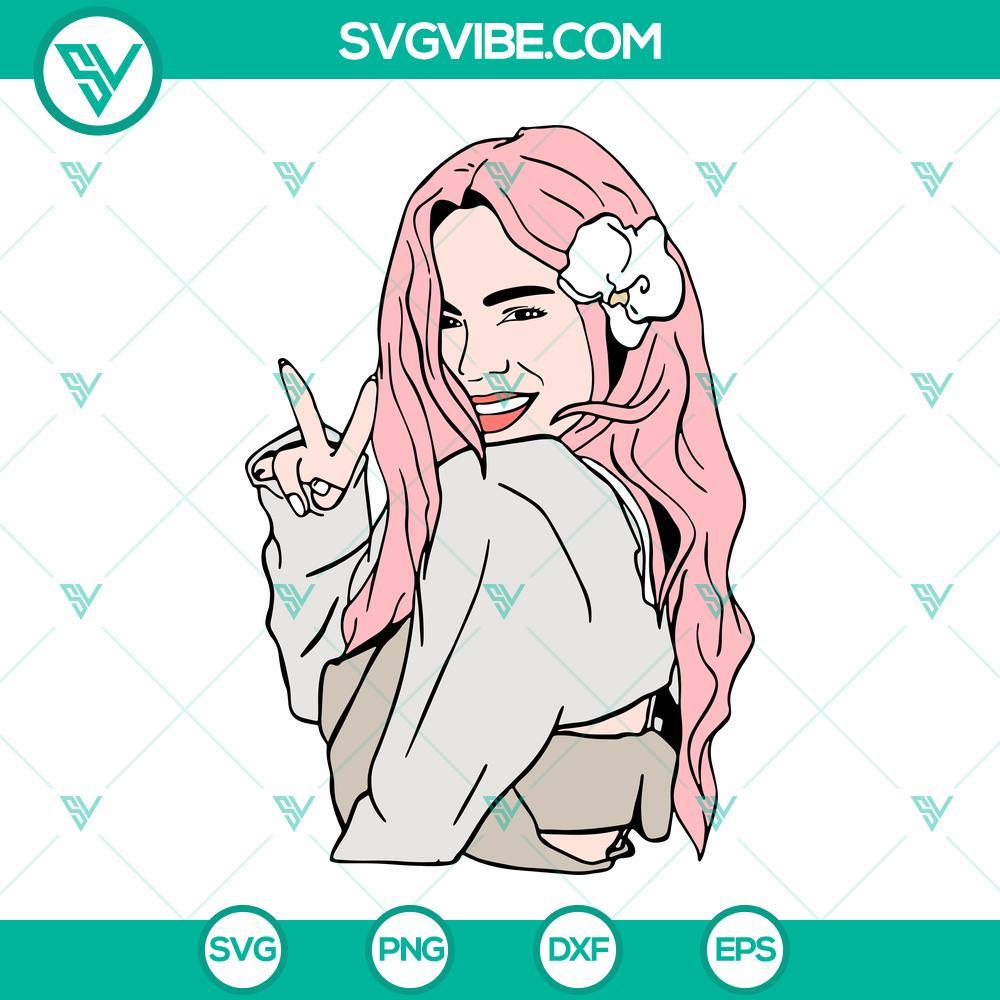 karol g pink hair svg manana sera bonito svg la bichota svg karol g new style 2023 svg png dxf eps files 2 mockup