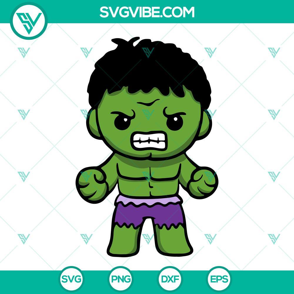 chibi hulk svg hulk svg the incredible hulk svg 6 mockup