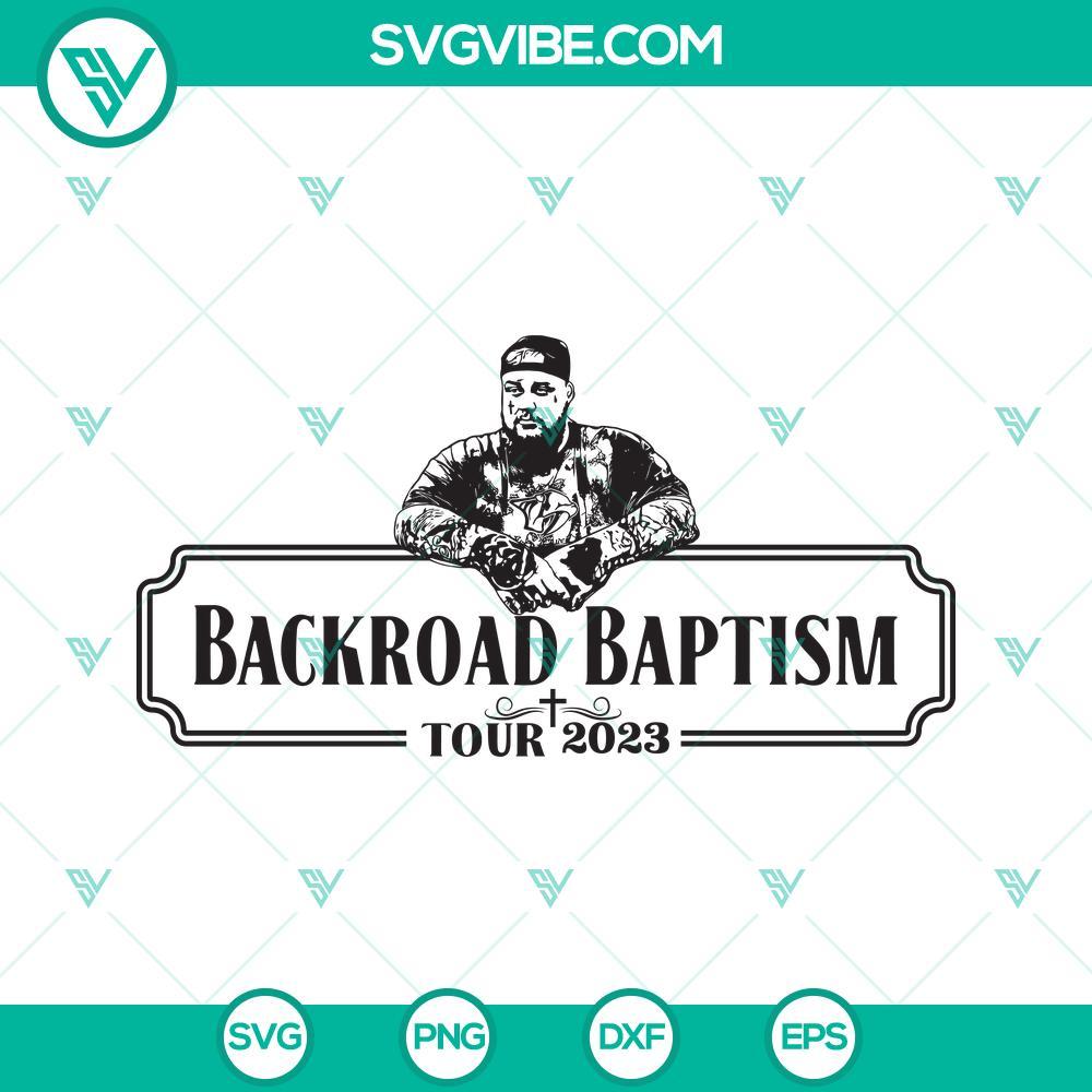 jelly roll svg bundle country singer svg backroad baptism tour 2023 svg music tour svg png dxf eps 5 mockup