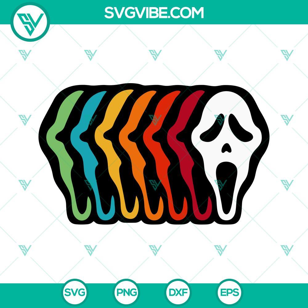 ghostface scream masks color svg funny scream svg spooky movie svg halloween scary face svg png dxf eps 5 mockup