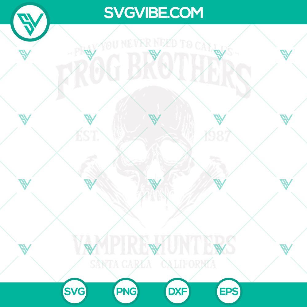 frog brothers vampire hunters svg cut files 7 mockup