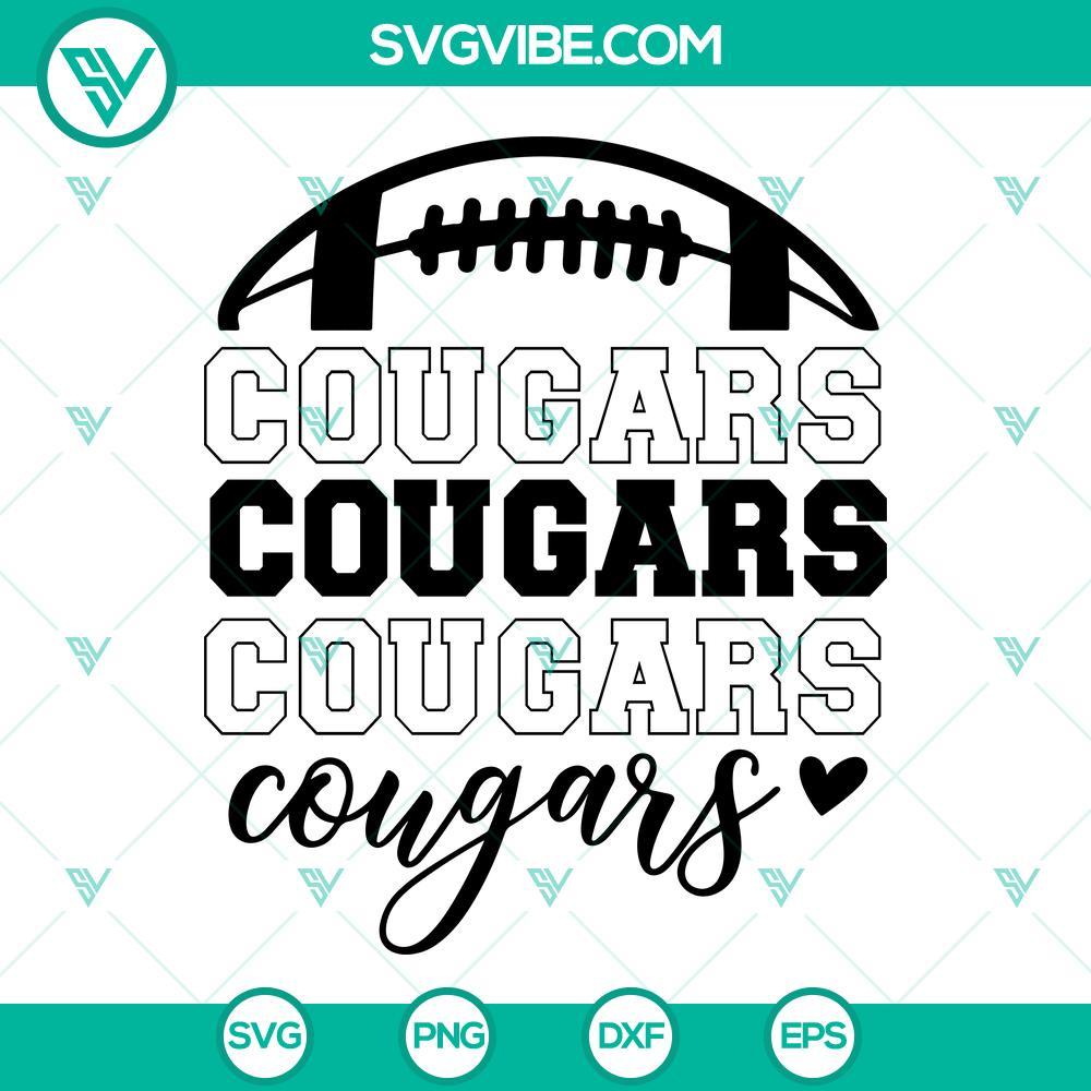 cougars svg cougars america football svg png dxf eps cut files 10 mockup