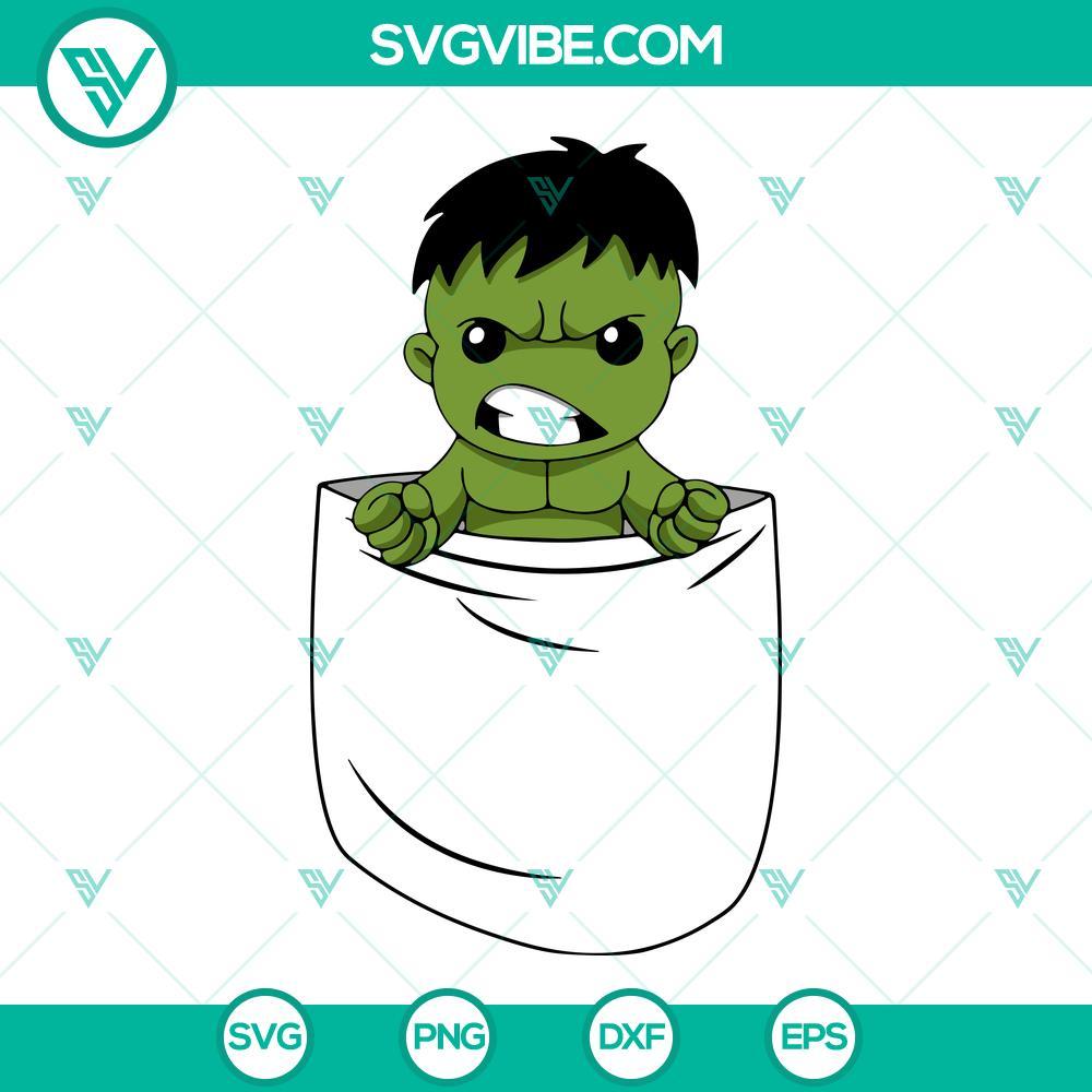 hulk svg hulk chibi svg avengers svg cut file 3 mockup